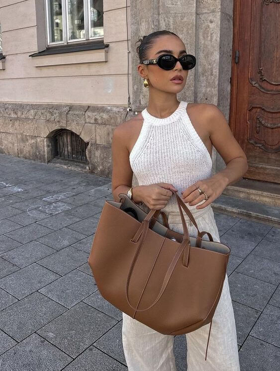 Bianca™ | Borsa Tote in Vera Pelle