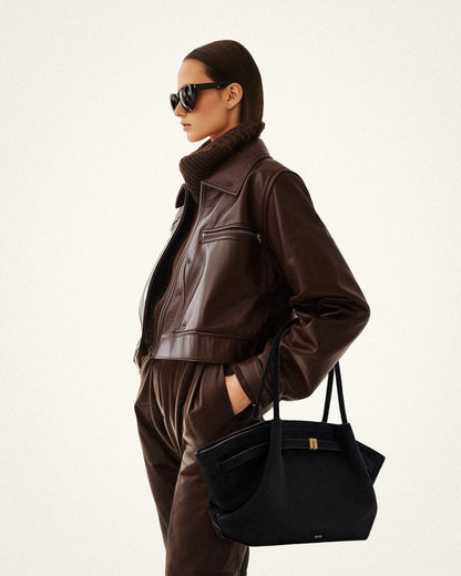 Aurora Tote – Borsa in Suede Elegante & Versatile ✨
