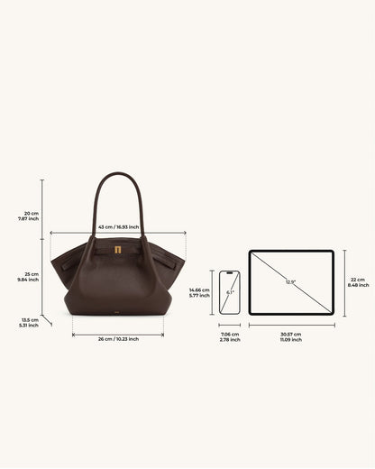 Aurora Tote – Borsa in Suede Elegante & Versatile ✨
